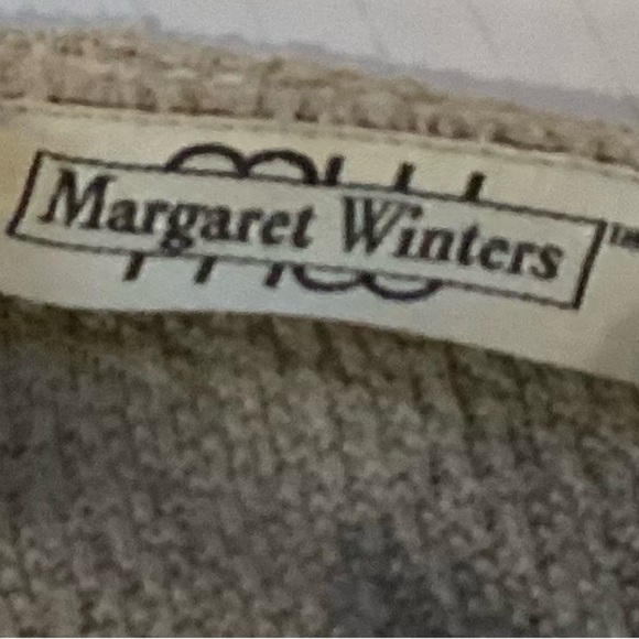 Cozy Margaret Winters reversible latte/ grey cotton top, medium - Picture 9 of 9